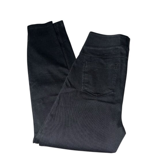 Halara Flex High Waisted Pocket Denim Casual Leggings sz Small 7/8 Black - Picture 8 of 12